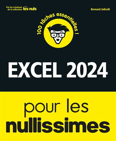 Couverture de Excel pour les nullissimes : 100 tâches essentielles !