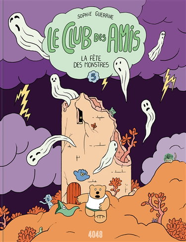 Couverture de Le club des amis. Vol. 5. La fête des monstres