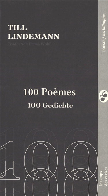 Couverture de 100 poèmes. 100 Gedichte