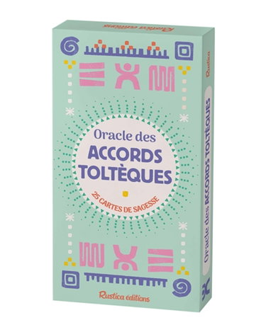 Couverture de Oracle des accords toltèques : 25 cartes de sagesse
