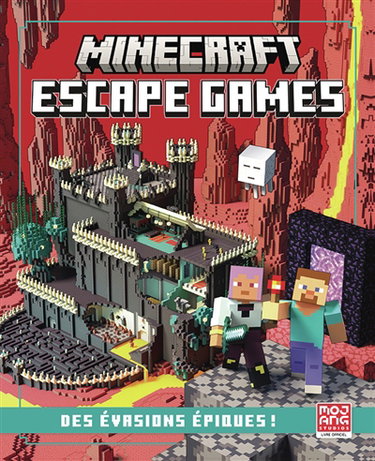 Couverture de Minecraft escape games : des évasions épiques !