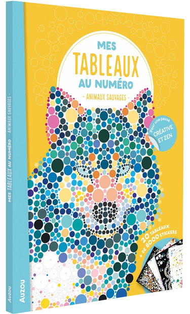 Couverture de Animaux : mes tableaux au numéro