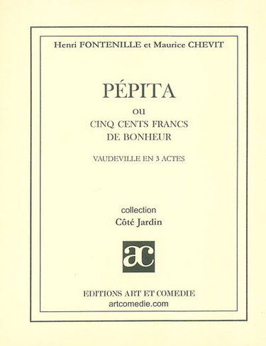 Couverture de Pépita ou Cinq cents francs de bonheur