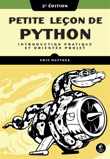 Couverture de Petite leçon de Python : introduction pratique et orientée projets