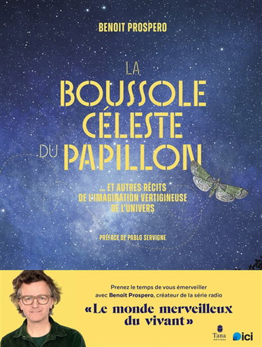Couverture de La boussole céleste du papillon : et autres récits de l'imagination vertigineuse de l'Univers