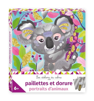 Couverture de Paillettes et dorure : portraits d'animaux