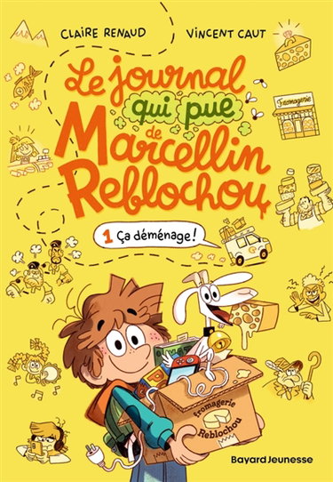 Couverture de Le journal qui pue de Marcellin Reblochou. Vol. 1. Ca déménage !