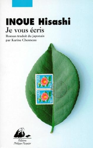 Couverture de Je vous écris