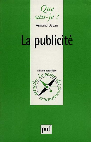 Couverture de La Publicité