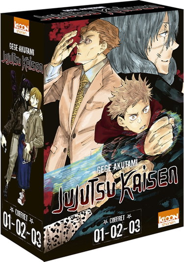 Couverture de Jujutsu kaisen : coffret 01, 02, 03