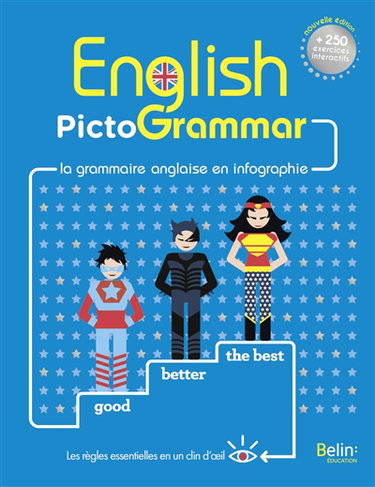 Couverture de English pictogrammar : la grammaire anglaise en infographie