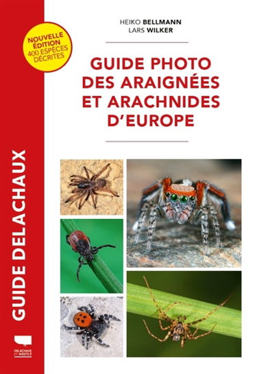 Couverture de Guide photo des araignées et arachnides d'Europe