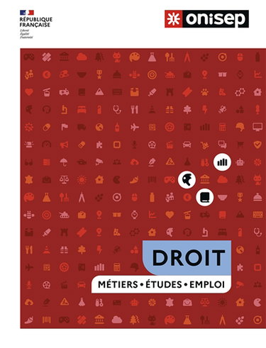 Couverture de Droit : métiers, études, emploi