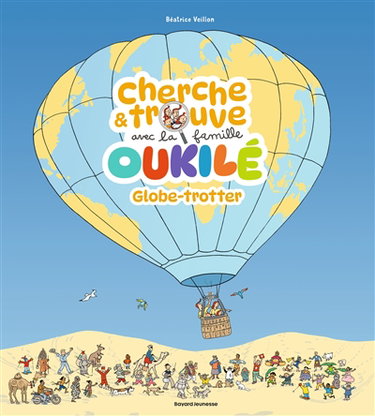 Couverture de Cherche & trouve avec la famille Oukilé : globe-trotter