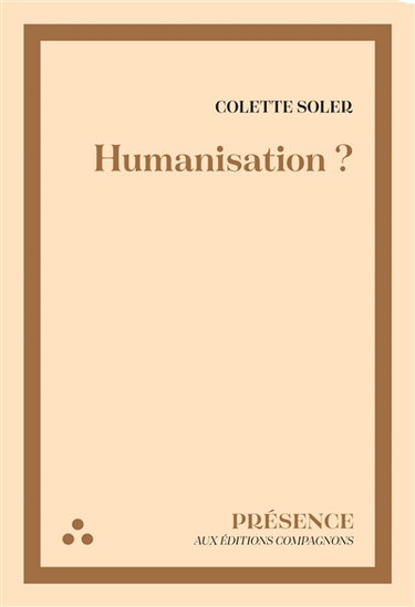 Couverture de Humanisation ?