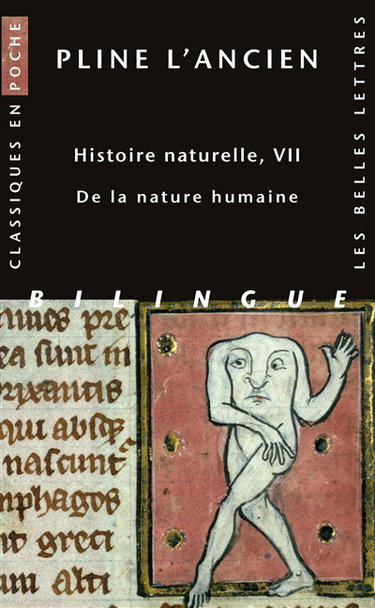 Couverture de Histoire naturelle. Vol. 7. Livre VII : De la nature humaine