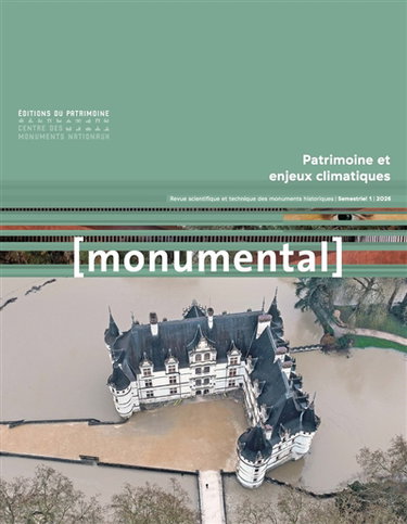 Couverture de Monumental, n° 1 (2026). Patrimoine et enjeux climatiques