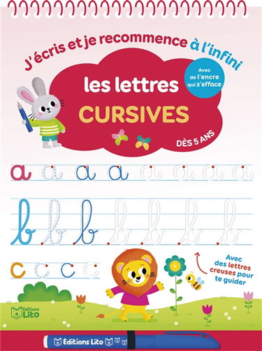 Couverture de Les lettres cursives : dès 5 ans