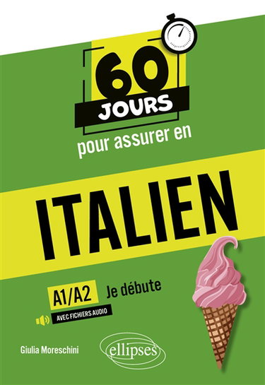 Couverture de 60 jours pour assurer en italien : je débute, A1-A2