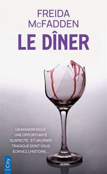 Couverture de Le dîner : une aventure dont vous êtes le héros