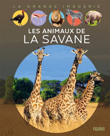 Couverture de Les animaux de la savane