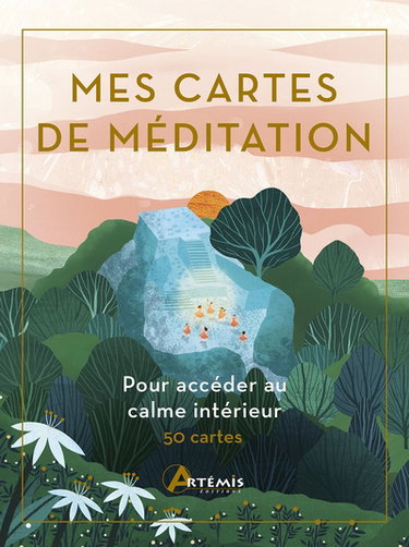 Couverture de Mes cartes de méditation : pour accéder au calme intérieur : 50 cartes