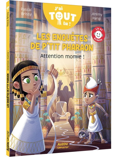 Couverture de Les enquêtes de P'tit pharaon. Attention momie !