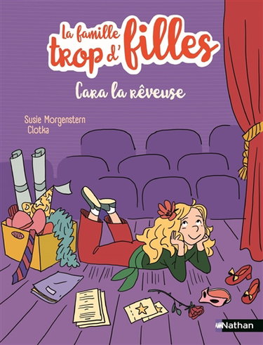 Couverture de La famille trop d'filles. Cara la rêveuse