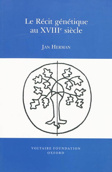 Couverture de Le récit génétique au XVIIIe siècle