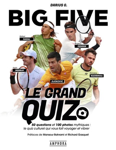 Couverture de Big five : le grand quiz : 50 questions et 100 photos mythiques, le quiz culturel qui vous fait voyager et vibrer