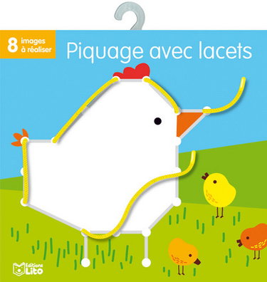 Couverture de La poule : 8 images à réaliser