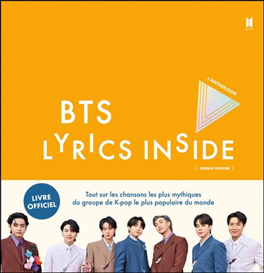 Couverture de BTS lyrics inside : l'anthologie : French edition