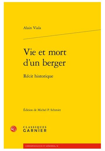 Couverture de Vie et mort d'un berger : récit historique