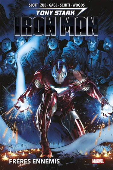 Couverture de Tony Stark : Iron Man. Vol. 2. Frères ennemis