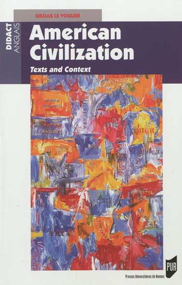 Couverture de American civilization : texts and context