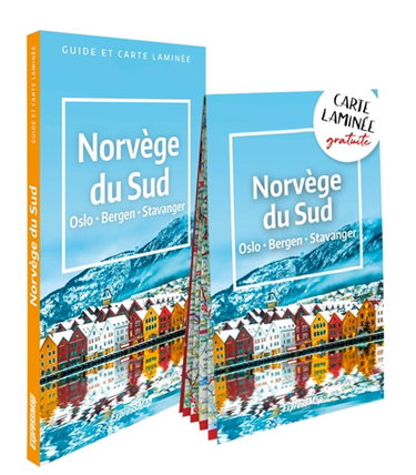 Couverture de Norvège du Sud : Oslo, Bergen, Stavanger : guide et carte laminée
