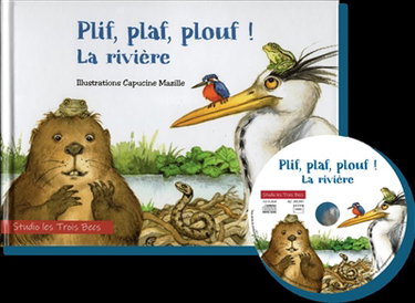Couverture de Plif, plaf, plouf ! : la rivière