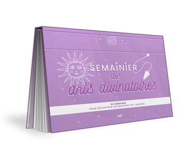 Couverture de Semainier des arts divinatoires : 53 semaines pour déchiffrer les messages de l'Univers