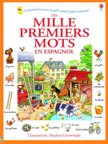 Couverture de Les mille premiers mots : en espagnol