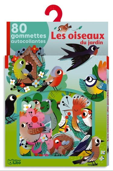 Couverture de Les oiseaux du jardin : 80 gommettes autocollantes