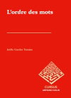 Couverture de L'ordre des mots