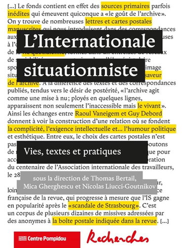 Couverture de L'Internationale situationniste : vies, textes et pratiques