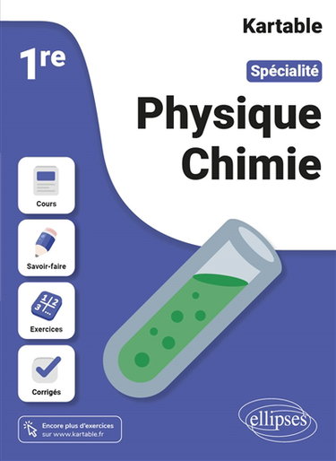 Couverture de Spécialité physique chimie 1re : cours, savoir-faire, exercices, corrigés