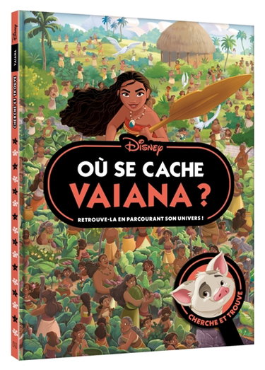 Couverture de Où se cache Vaiana ? : cherche et trouve