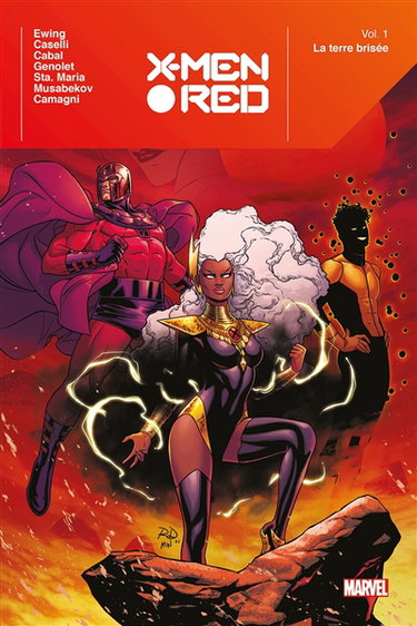 Couverture de X-Men red. Vol. 1. La terre brisée