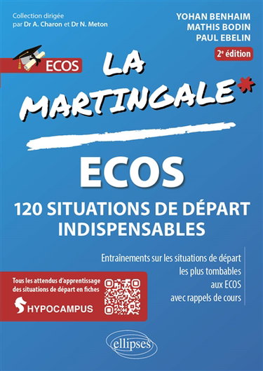 Couverture de La martingale. Ecos : 120 situations de départ indispensables : entraînements sur les situations de départ les plus tombables aux Ecos avec rappels de cours