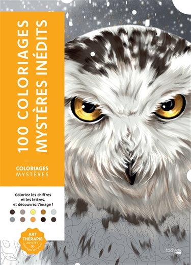 Couverture de 100 coloriages mystères inédits