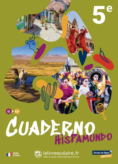 Couverture de Cuaderno hispamundo 5e, A1-A1+