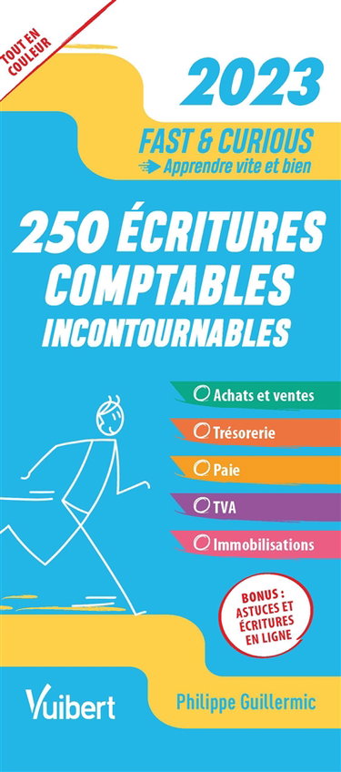 Couverture de 250 écritures comptables incontournables : 2023