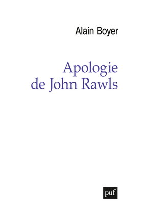 Couverture de Apologie de John Rawls